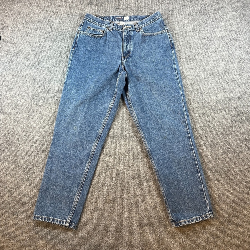 Vintage Liz Claiborne Slim Fit Jeans Women 8R Blue Denim Tapered Leg Medium Wash